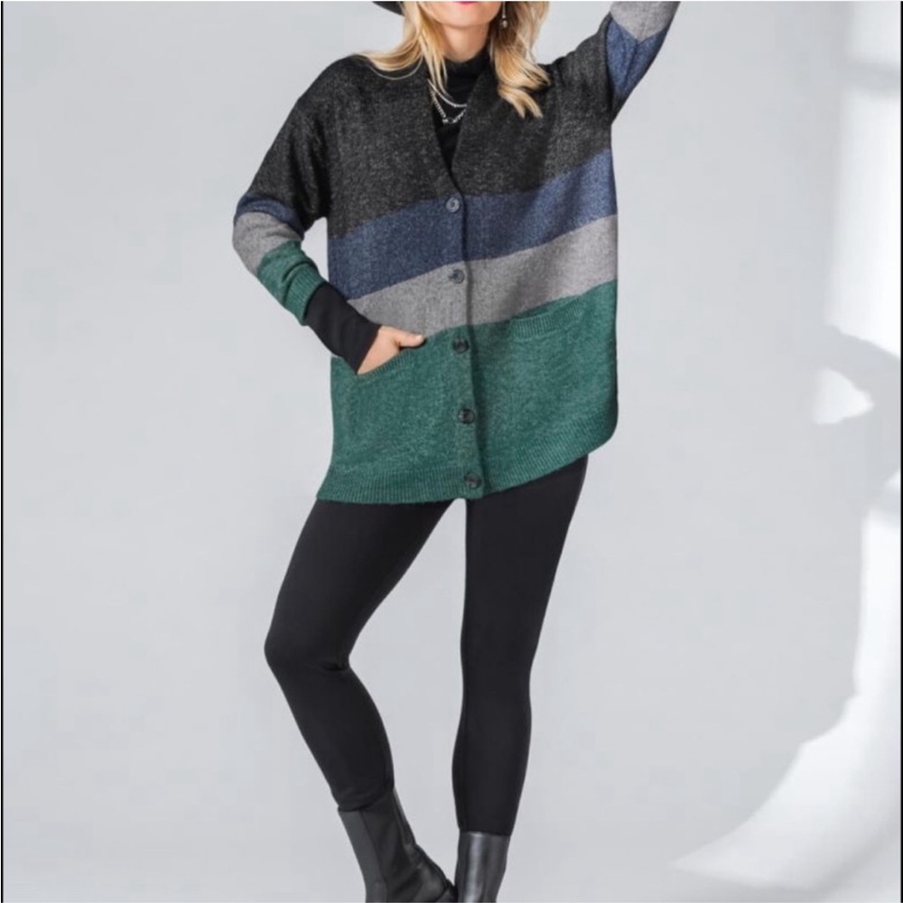 Cabi tiered cardigan #4414 size small